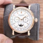 Best Replica Patek Philippe Annual Calendar Auto Watches Rose Gold and White Dial_th.jpg
